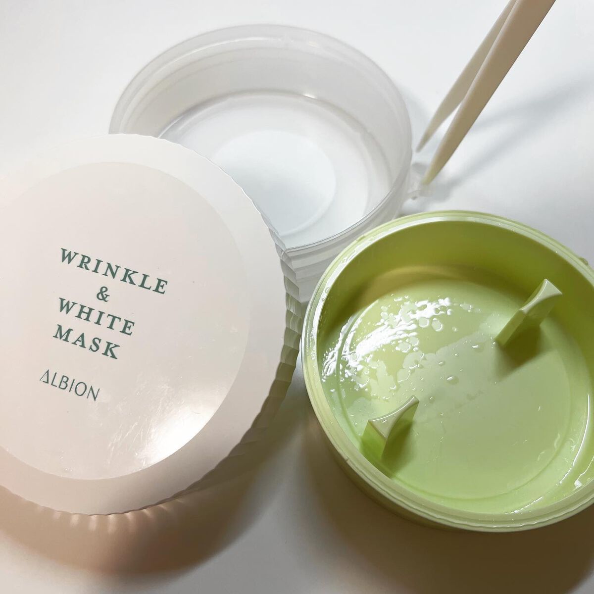 リンクル&ホワイト マスク/ALBION/シートマスク・パックを使ったクチコミ(2枚目)