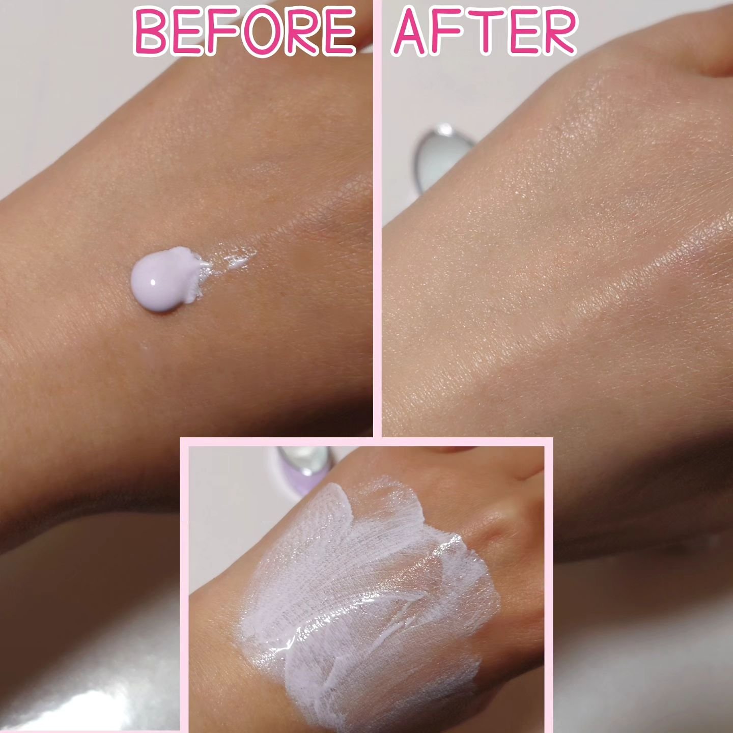 ダルバ ウォータフル トーンアップ サンクリーム(パープル)/ダルバ/日焼け止めクリームを使ったクチコミ（3枚目）