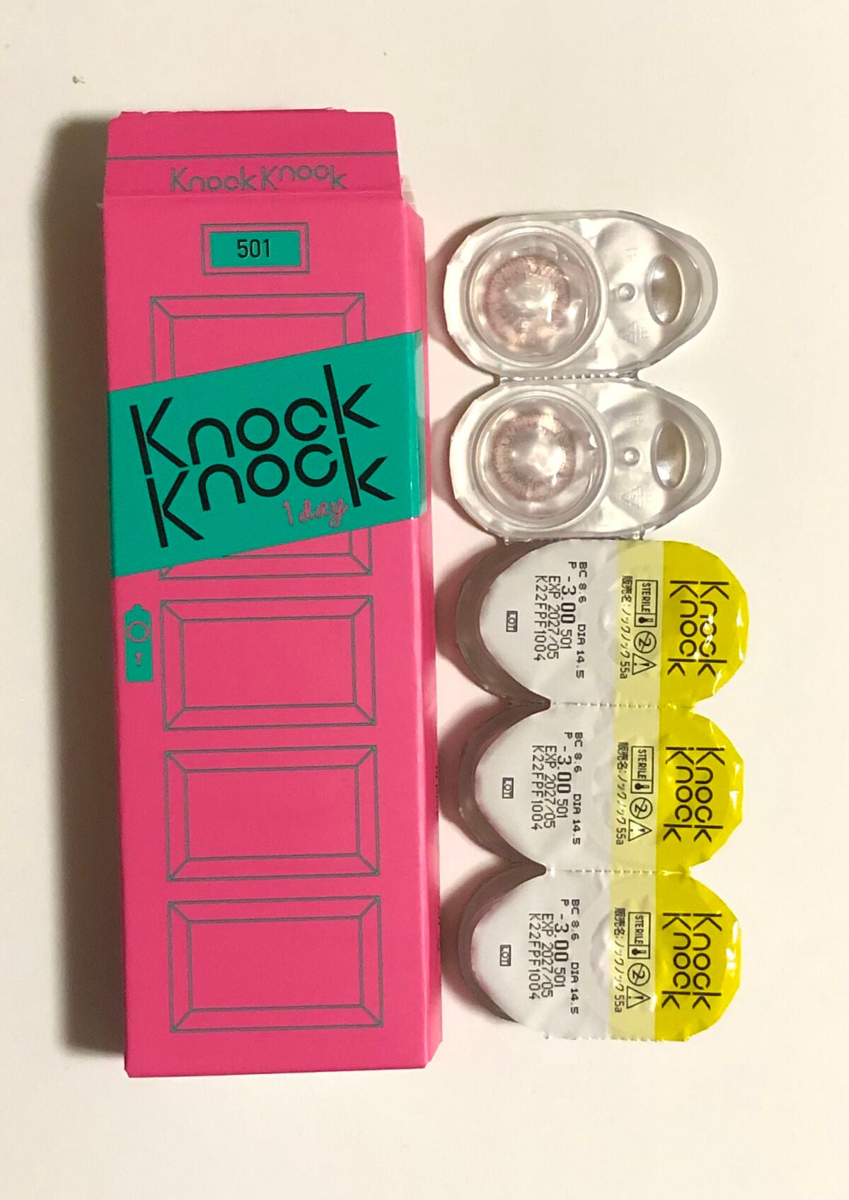 knock knock/SHOBIDO/カラーコンタクトレンズを使ったクチコミ(1枚目)