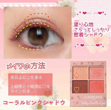 シルキースフレアイズ(マットタイプ)/キャンメイク/アイシャドウパレットを使ったクチコミ(3枚目)