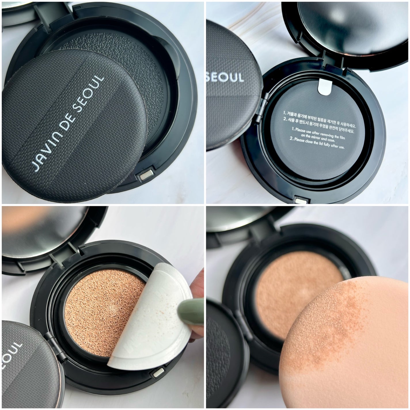 ジャビンドゥソウル ウインクファンデーションパクト/Javin De Seoul/クッションファンデーションを使ったクチコミ(2枚目)