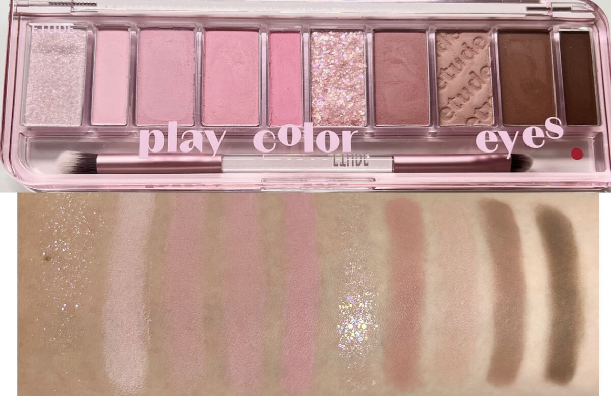 プレイカラー アイシャドウ/ETUDE/アイシャドウパレットを使ったクチコミ（2枚目）