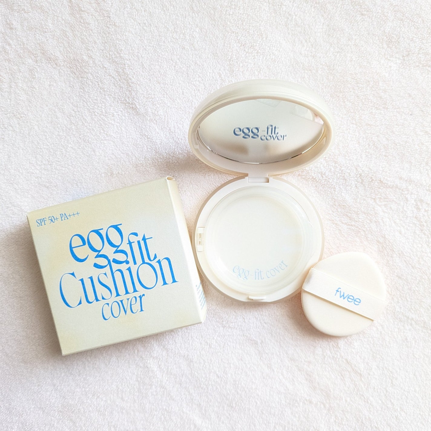 フィー クッションエッグフィットカバー/fwee/クッションファンデーションを使ったクチコミ(2枚目)