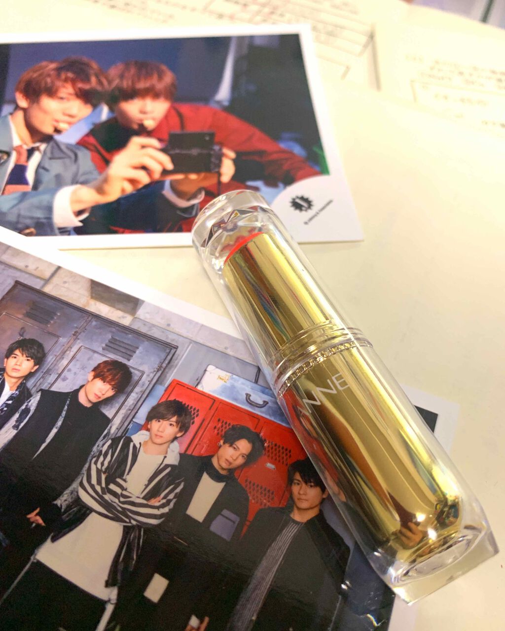 ラスティンググロスリップ/CEZANNE/口紅を使ったクチコミ（1枚目）