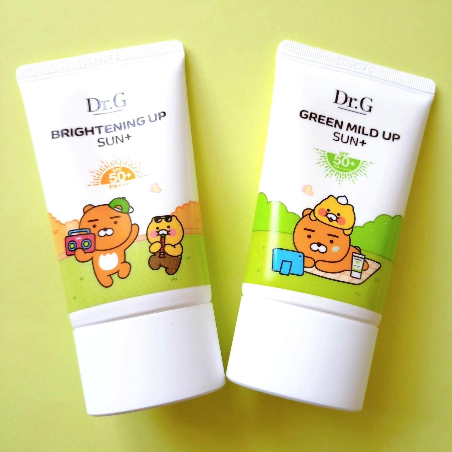 グリーンマイルドアップサンプラス/Dr.G/日焼け止めクリームを使ったクチコミ（1枚目）