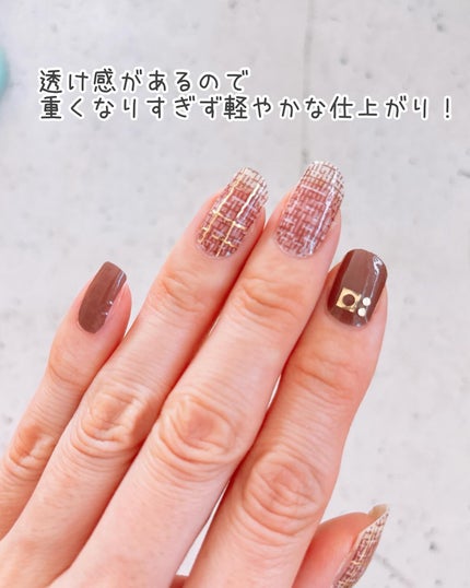 ジェルネイルシール/キャンドゥ/ネイルシールを使ったクチコミ(7枚目)