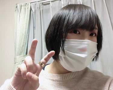 藻屑 on LIPS 「髪染めたよ(雑談)髪の毛の色落ちが激しくて、先月染めたネイビー..」（1枚目）