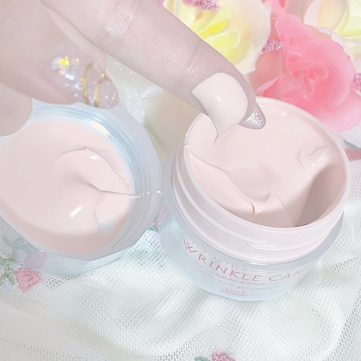 リンクルケア ホワイト モイストジェルクリーム UV/グレイスワン/オールインワン化粧品を使ったクチコミ（3枚目）