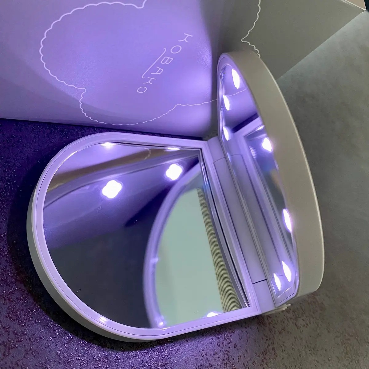 KOBAKO コスメティックミラー/貝印/その他化粧小物を使ったクチコミ（2枚目）