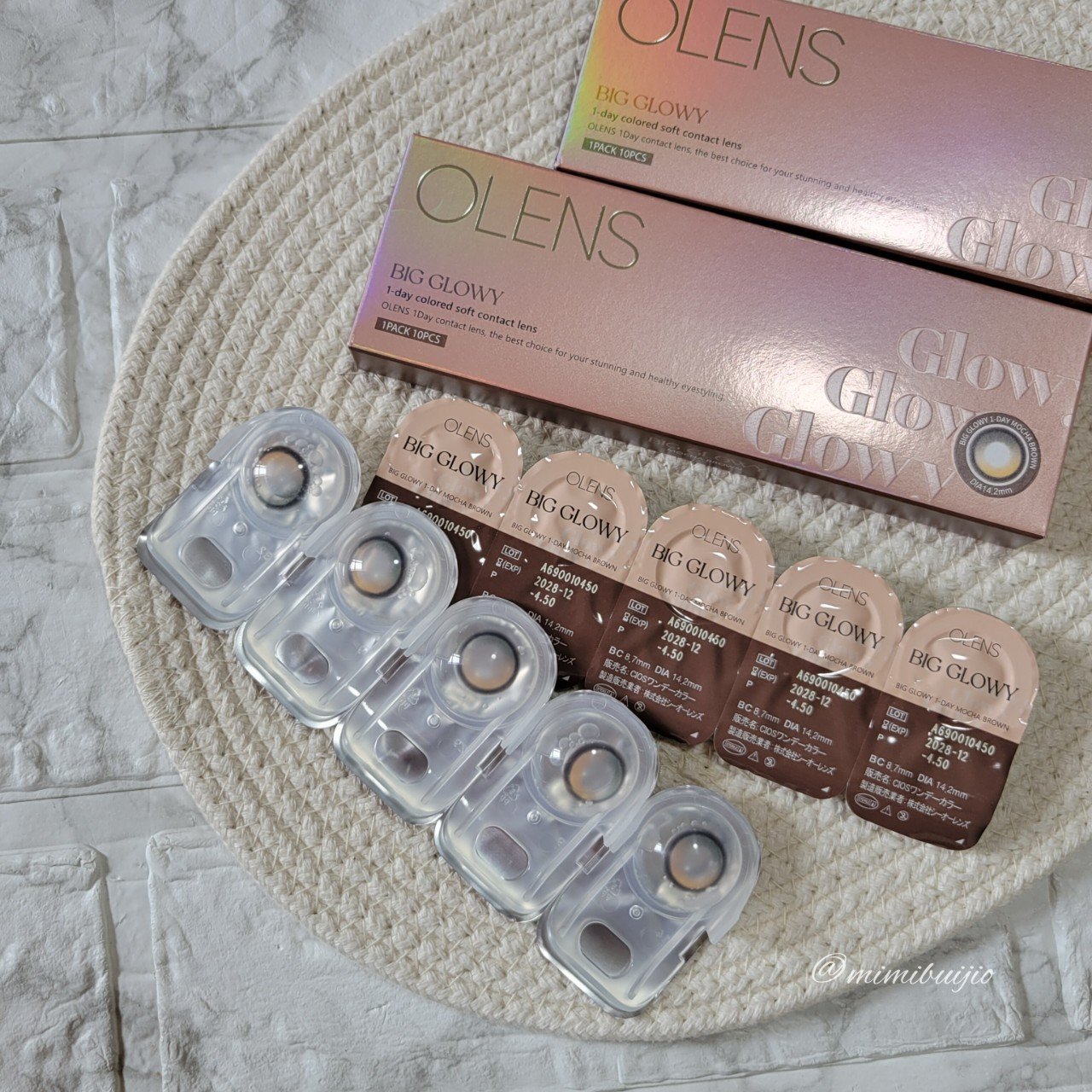 Big Glowy 1day/OLENS/ワンデー（１DAY）カラコンを使ったクチコミ（3枚目）