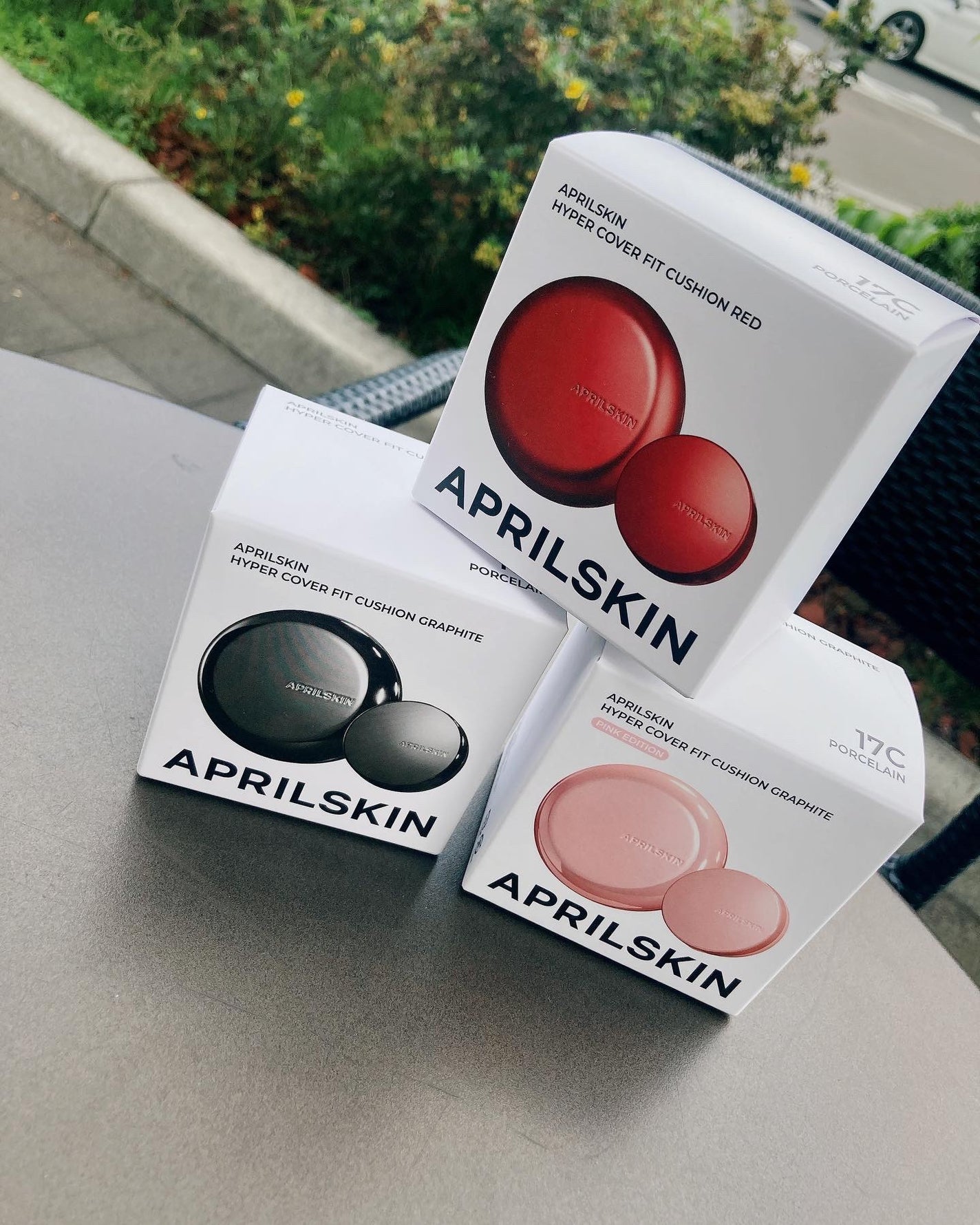 ハイパーカバーフィットクッション グラファイト/APRILSKIN/クッションファンデーションを使ったクチコミ(3枚目)