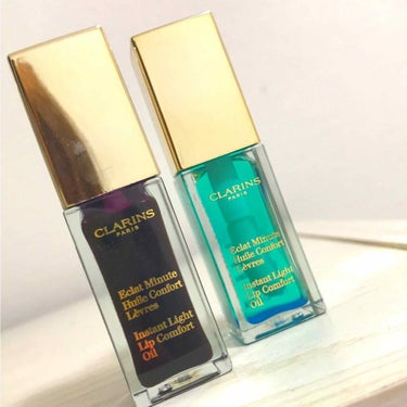 CLARINS
コンフォートリップオイル08.06

08番はウォーターリップと同じ感じの色味で、明るい色のティントなどと重ねると少し落ち着いた雰囲気になります！
甘いぶどうジュース？カシス？みたいな香