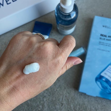 リアルヒアルロニックブルーアンプル 100/Wellage/美容液を使ったクチコミ(6枚目)