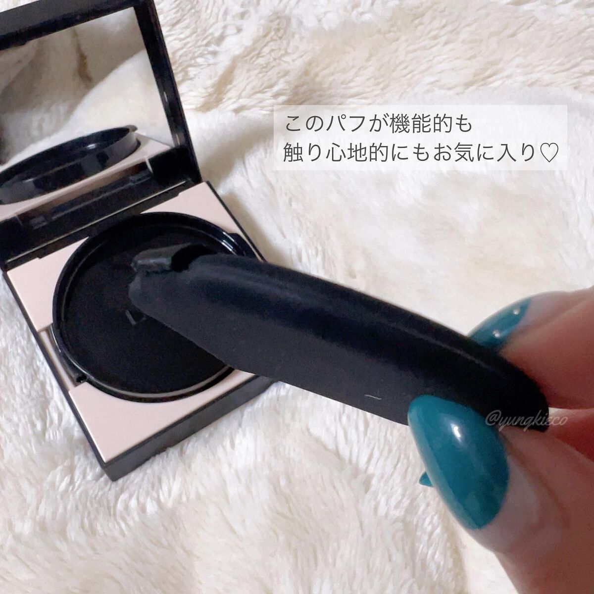 ロングラスティングコンシールフィクシングクッション /LUNA/クッションファンデーションを使ったクチコミ(4枚目)