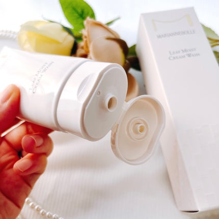 リーフモイストクリームウォッシュ /マリアンボレ/洗顔フォームを使ったクチコミ(4枚目)