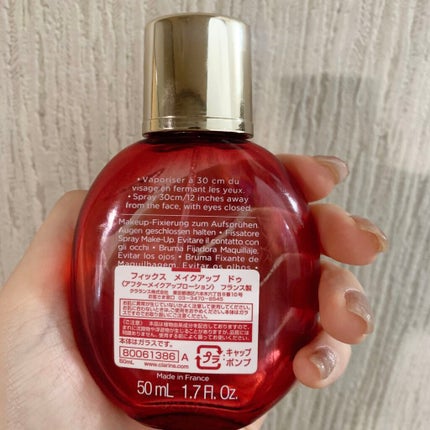 フィックス メイクアップ/CLARINS/ミスト状化粧水を使ったクチコミ(2枚目)