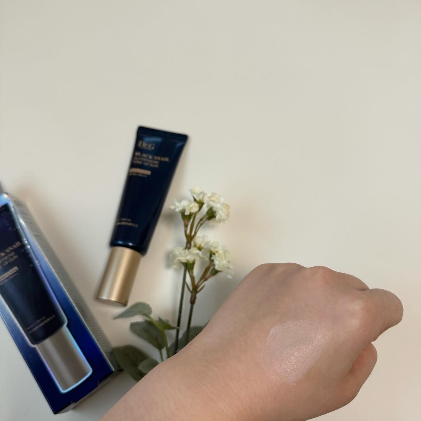 ブラックスネイルグルタチオントーンアップサン/Dr.G/日焼け止めクリームを使ったクチコミ(4枚目)