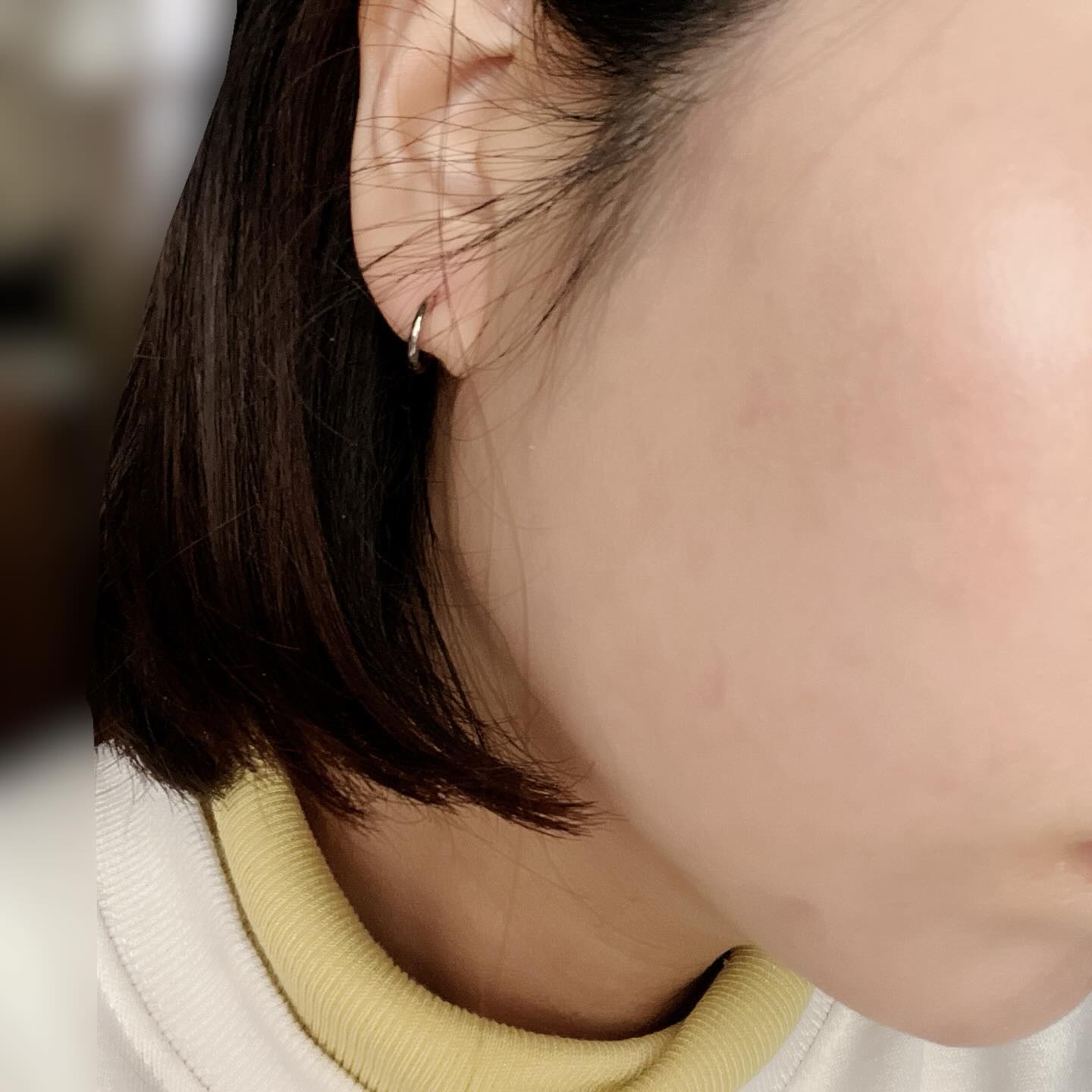 サージカルステンレス スリムフープピアス/Roque/その他を使ったクチコミ（3枚目）