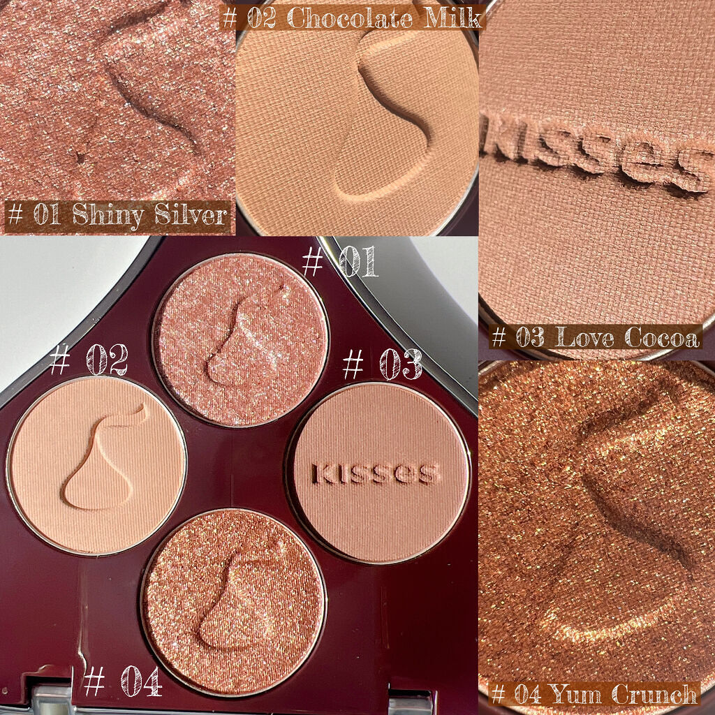 キスチョコレート プレイカラーアイズ/ETUDE/アイシャドウパレットを使ったクチコミ（3枚目）