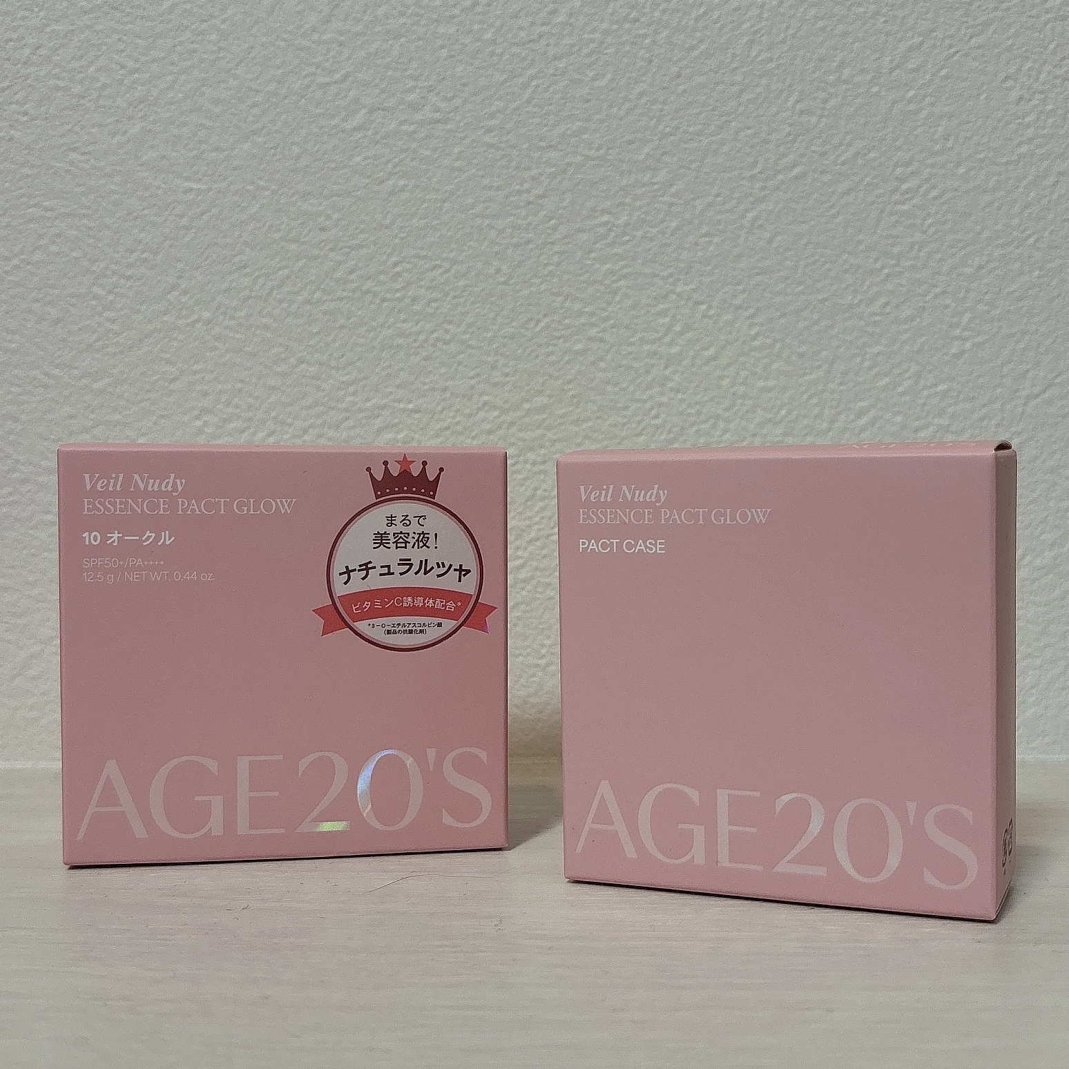 ヴェールヌーディ エッセンスパクトグロウ/AGE20’s/クリーム・エマルジョンファンデーションを使ったクチコミ（1枚目）