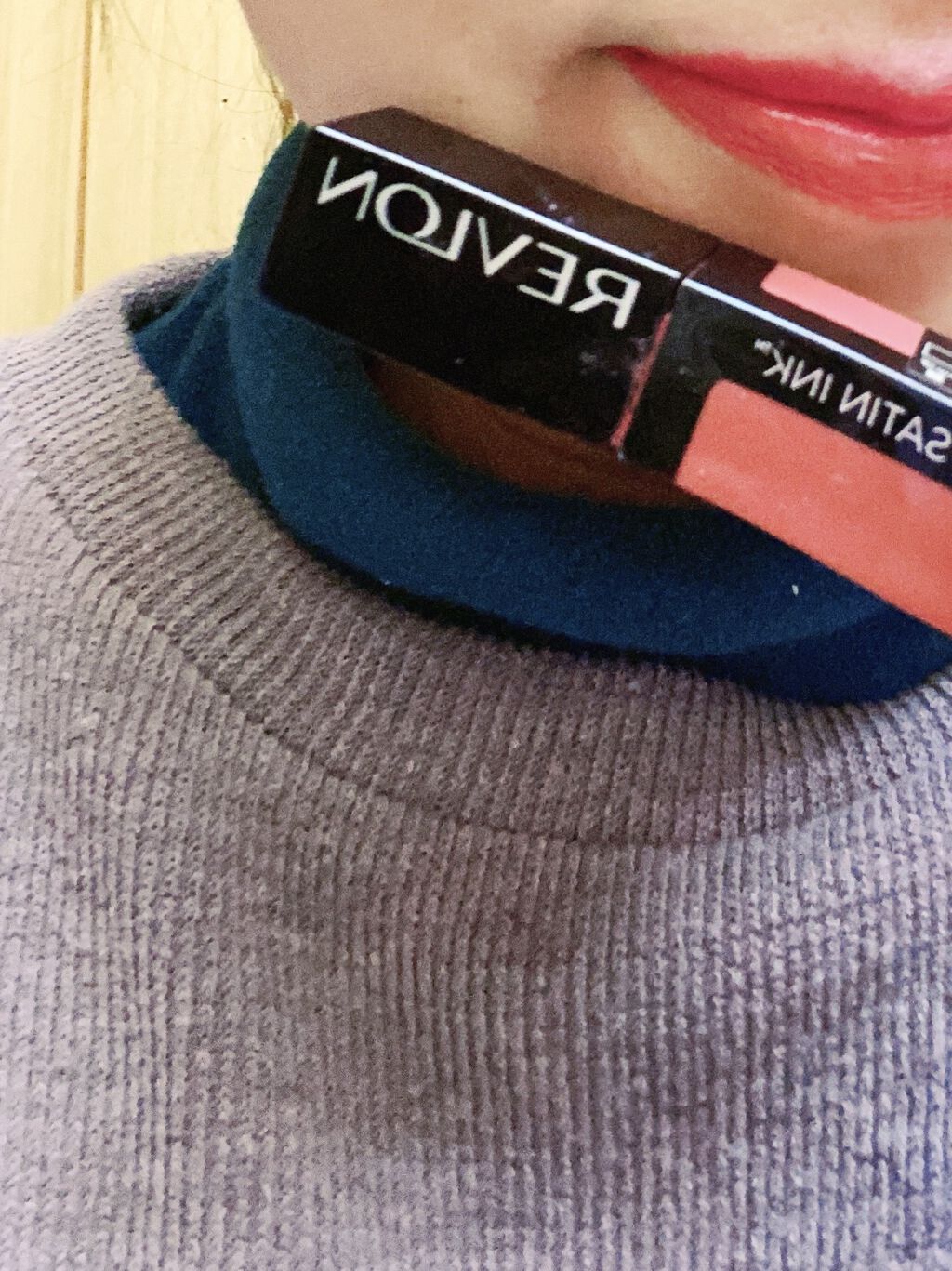 カラーステイ サテン インク/REVLON/口紅を使ったクチコミ（3枚目）