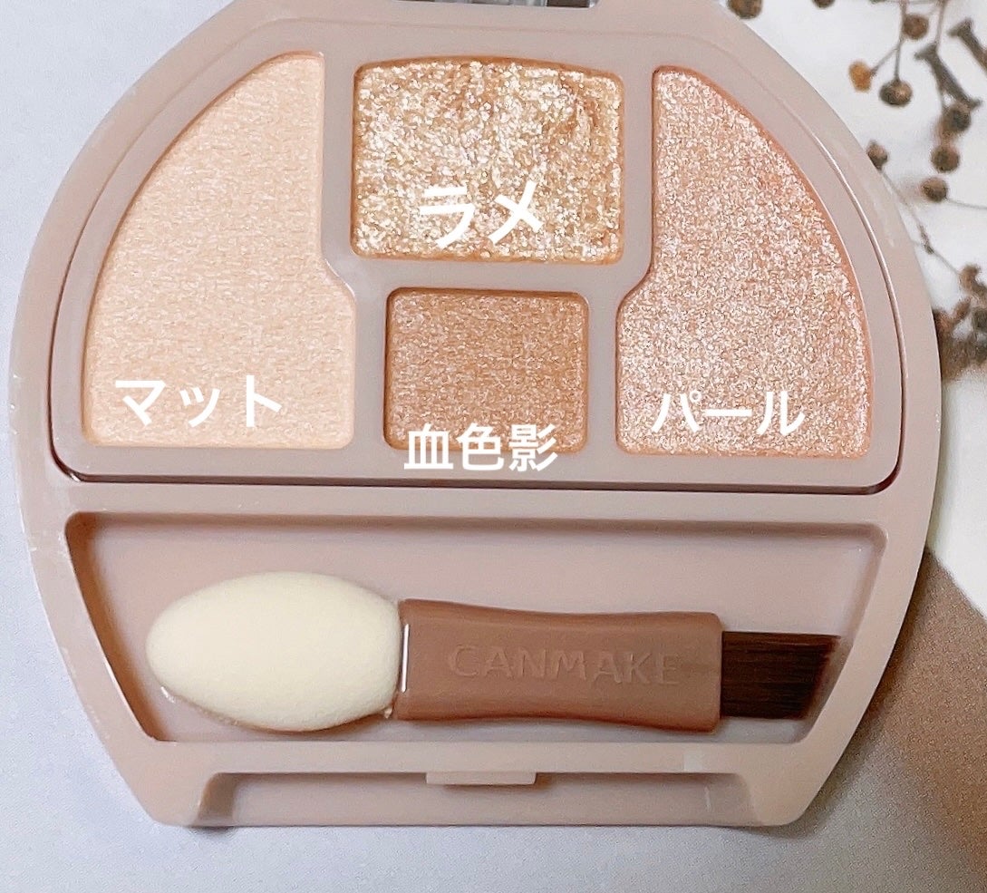 プランぷくコーデアイズ/キャンメイク/パウダーアイシャドウを使ったクチコミ(3枚目)