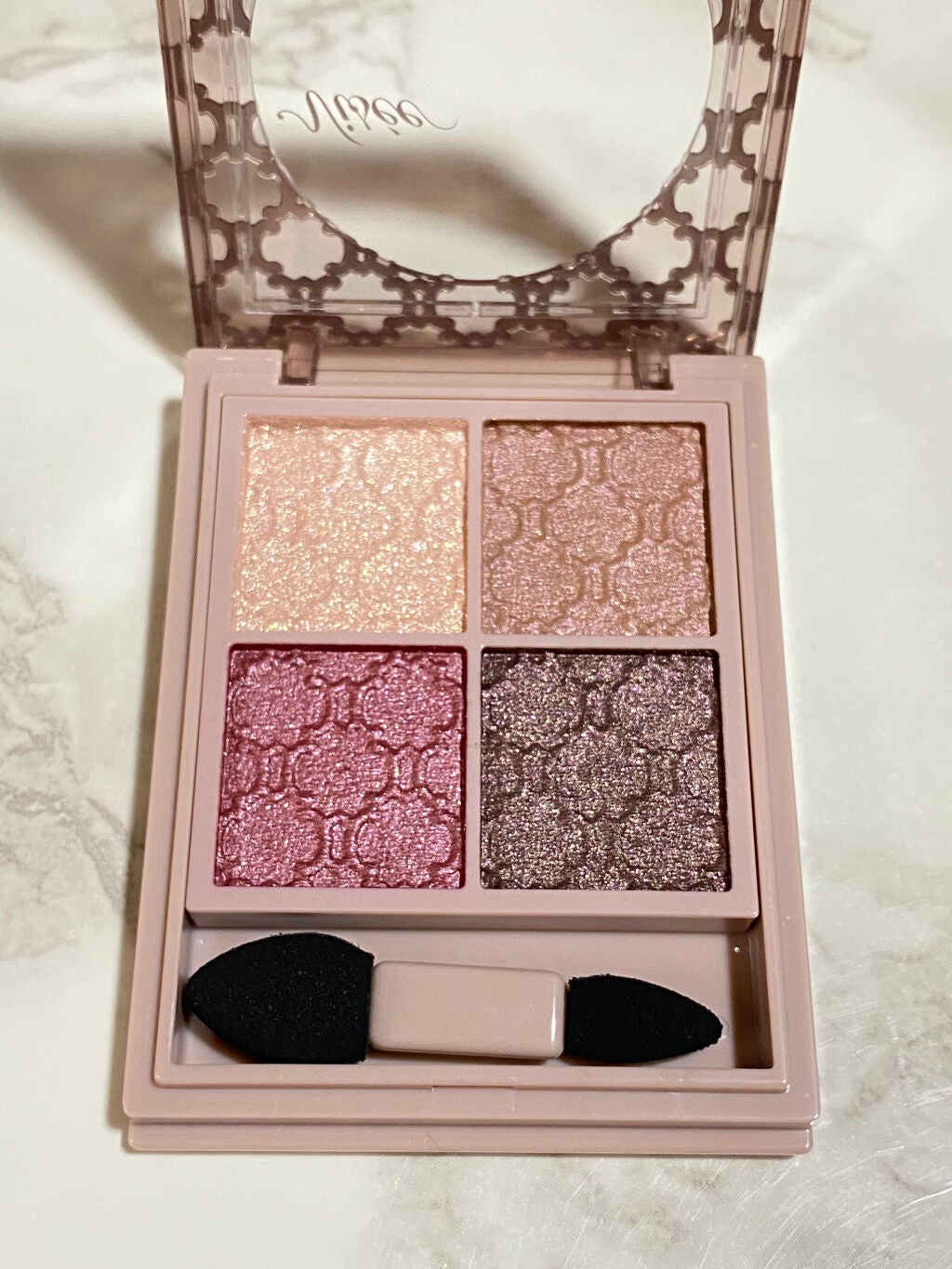 グロッシーリッチ アイズ N/Visée/アイシャドウパレットを使ったクチコミ(3枚目)