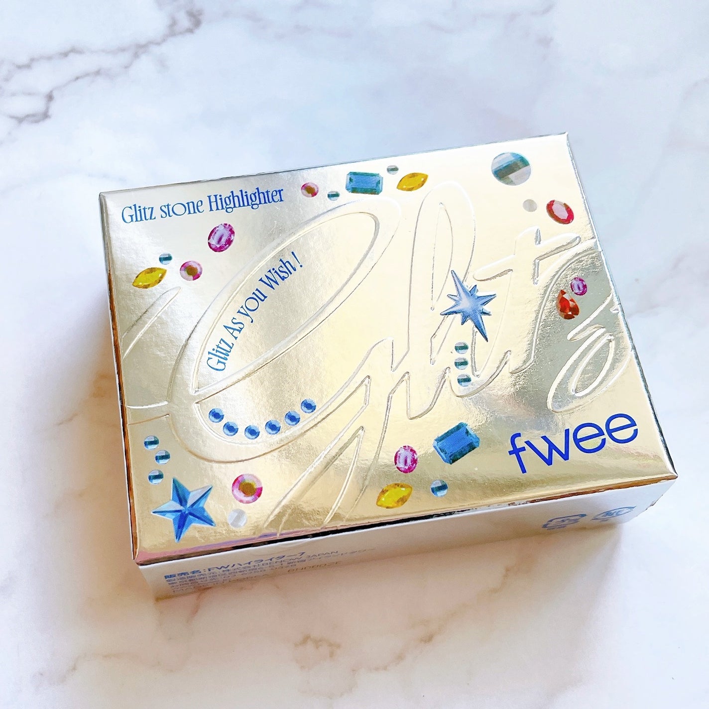 フィー グリッツストーンハイライター/fwee/パウダーハイライトを使ったクチコミ(3枚目)