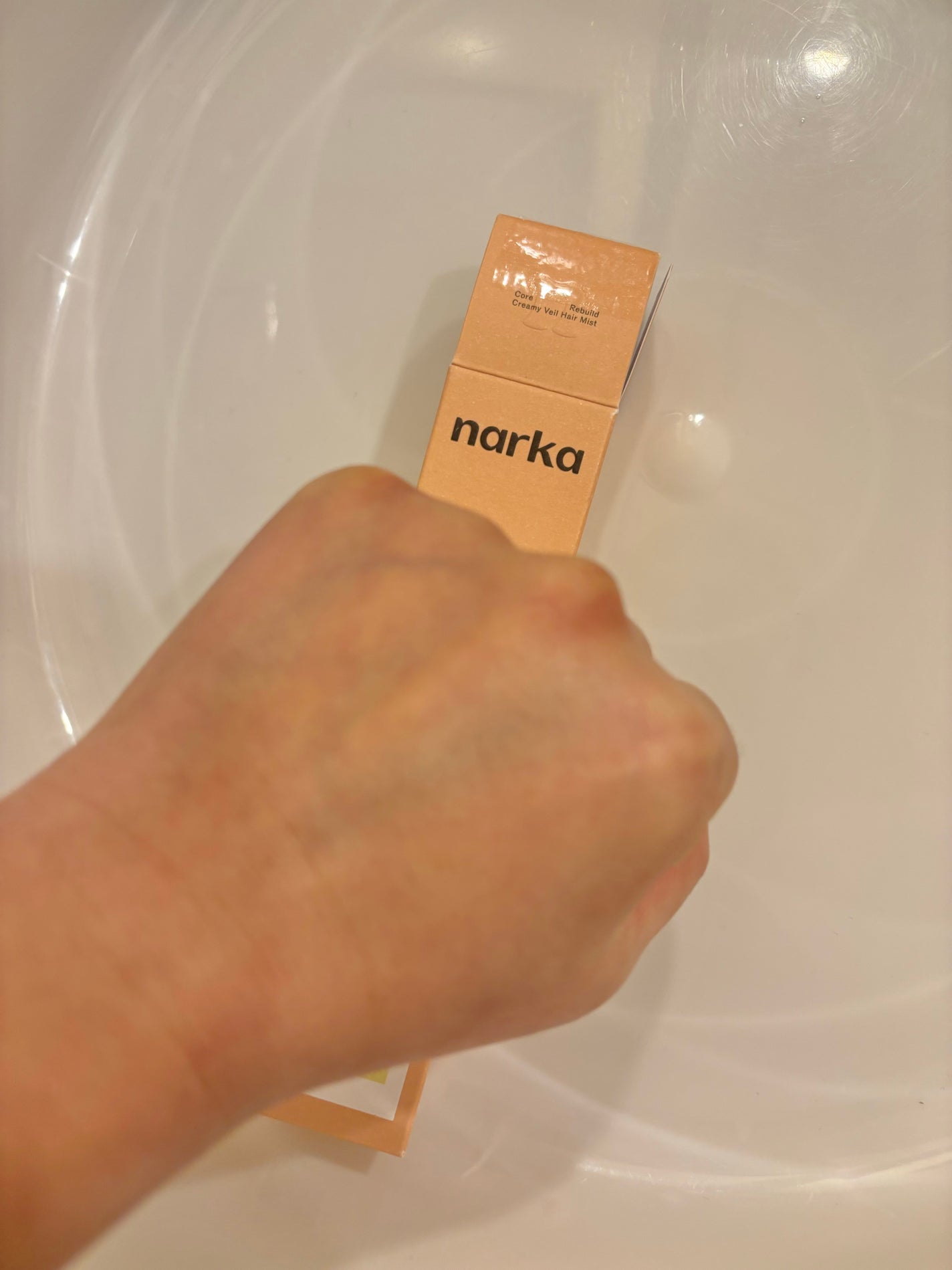 クリーミーベールヘアミスト ブロッサムダン/narka/ヘアミストを使ったクチコミ(4枚目)