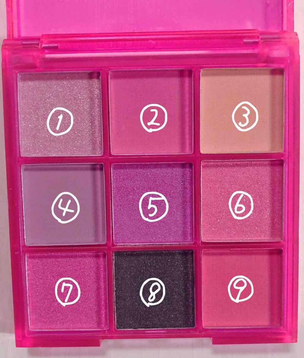 UR GLAM　BLOOMING EYE COLOR PALETTE/U R GLAM/アイシャドウパレットを使ったクチコミ（2枚目）