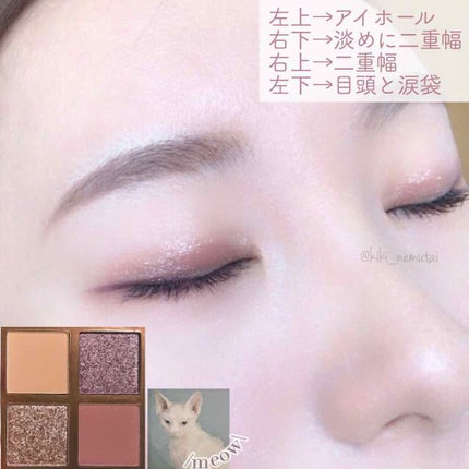 Venus Marble アイシャドウキャットシリーズ/Venus Marble/アイシャドウパレットを使ったクチコミ(4枚目)