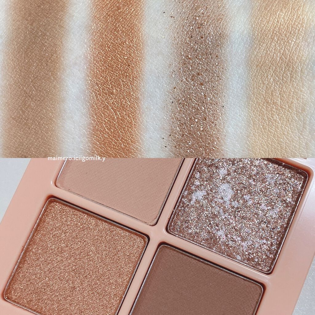 クリスタルハートロックシャドウ/BLACK ROUGE/アイシャドウパレットを使ったクチコミ（3枚目）