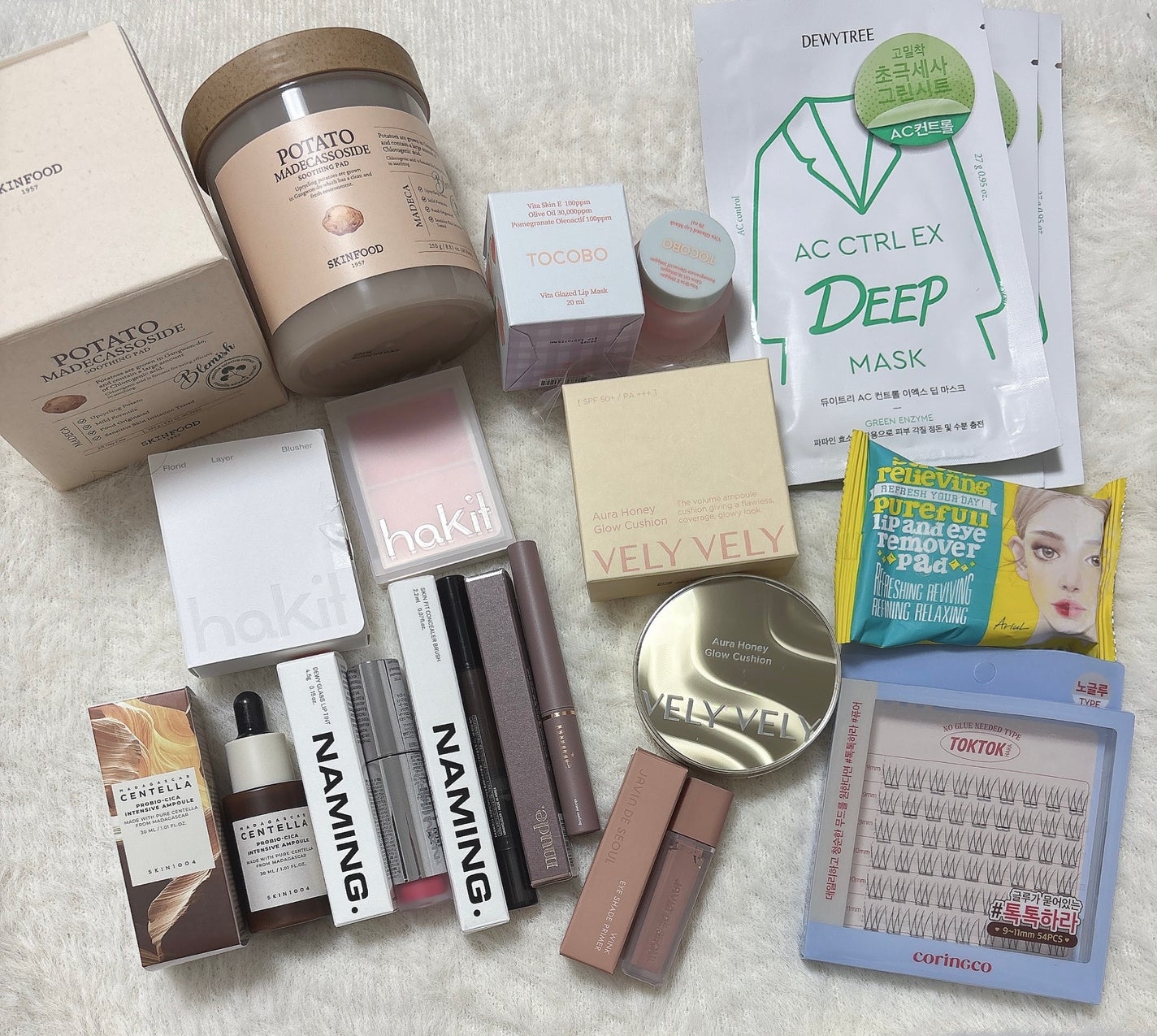 MIMI ゜ on LIPS 「購入品紹介🌷´-Qoo10にて韓国で大人気の商品が入っている福..」(1枚目)