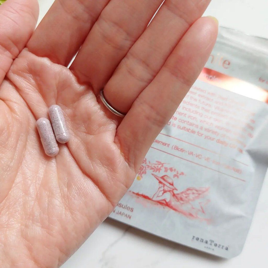 Baby White 60粒/renaTerra/美容サプリメントを使ったクチコミ（2枚目）