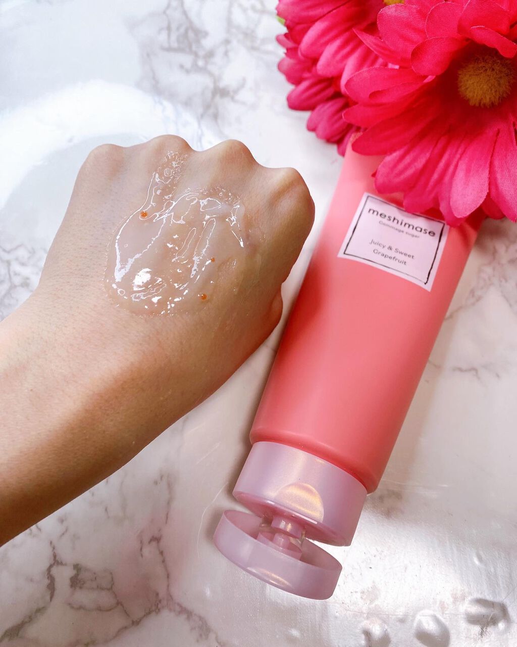 ゴマージュシュガー/meshimase/ボディスクラブを使ったクチコミ(3枚目)