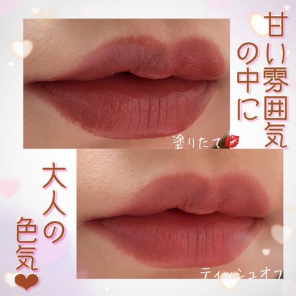 メルティールミナスルージュ(ティントタイプ)/キャンメイク/リップティントを使ったクチコミ(3枚目)