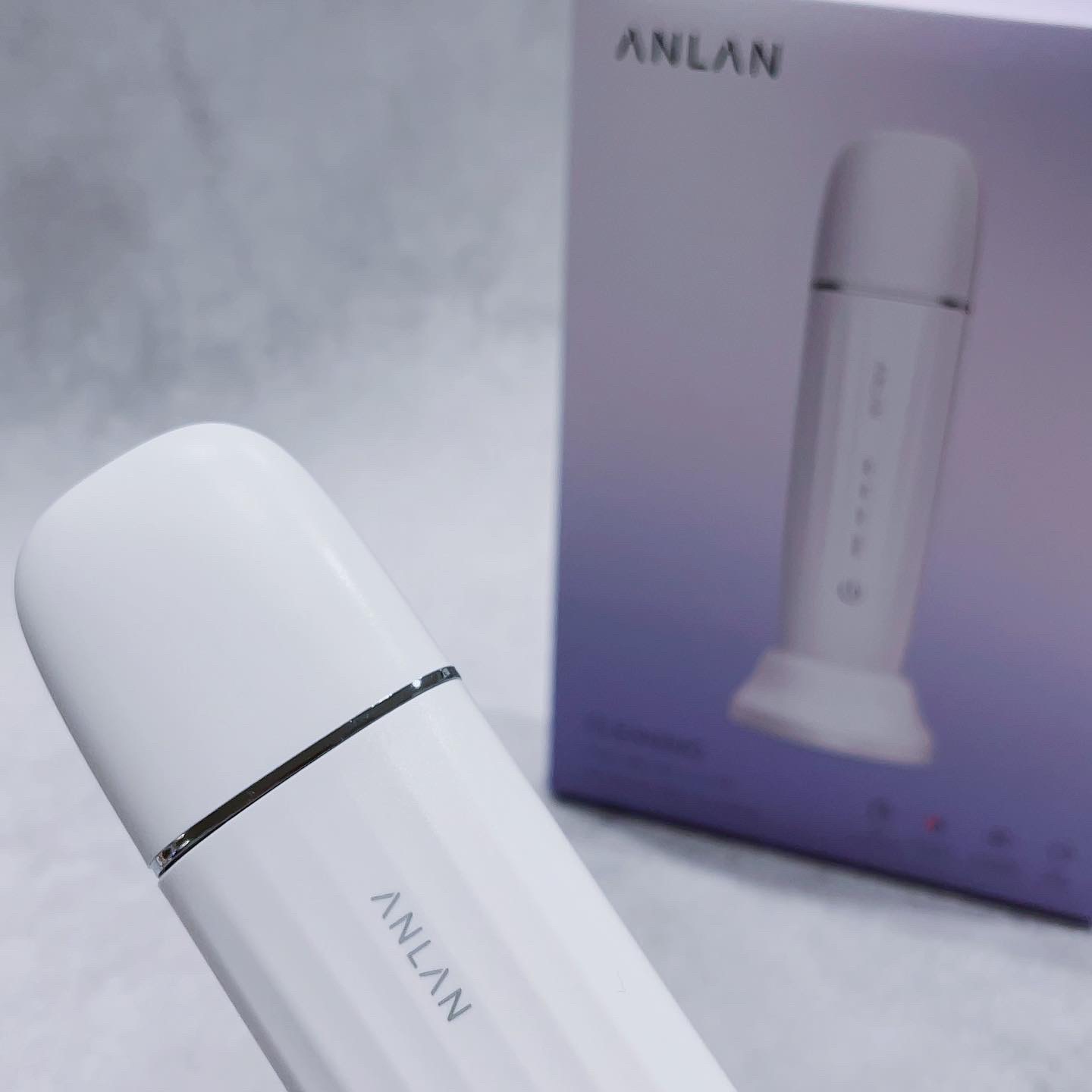 ウォーターピーリング超音波美顔器/ANLAN/美顔器・マッサージを使ったクチコミ（2枚目）