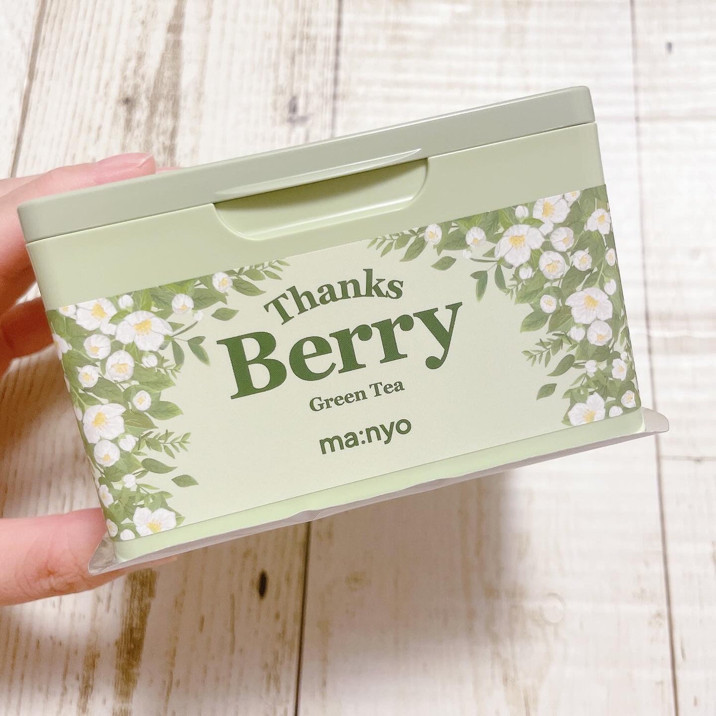 Thanks Berry グリーンティーシートマスク/manyo/シートマスク・パックを使ったクチコミ(2枚目)