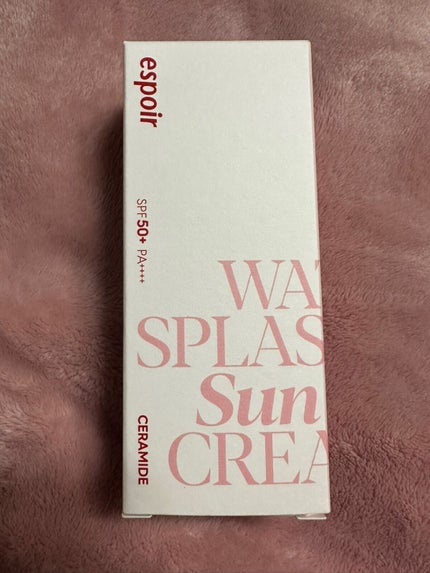 ウォータースプラッシュサンクリーム セラミド/espoir/日焼け止めクリームを使ったクチコミ(2枚目)