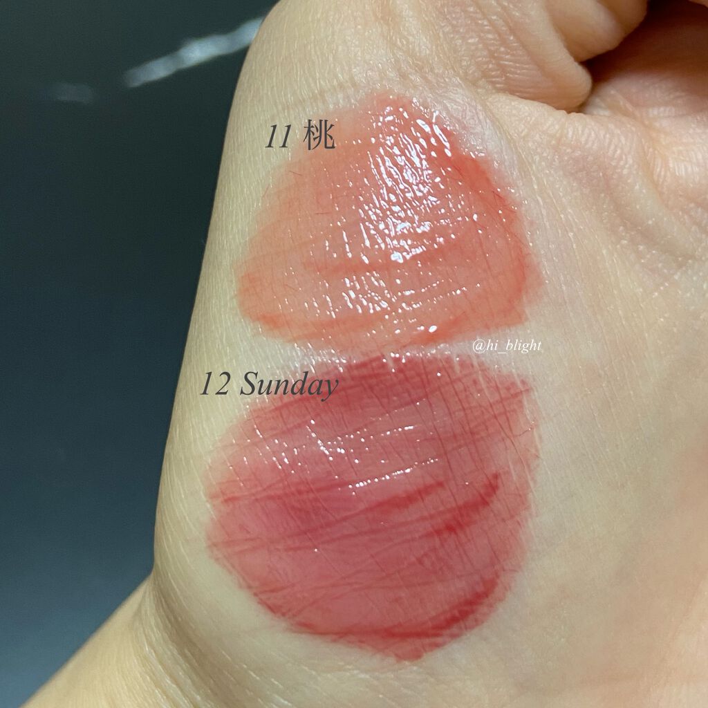 デューティント 【旧】11 桃/AMUSE/リップティントを使ったクチコミ（2枚目）