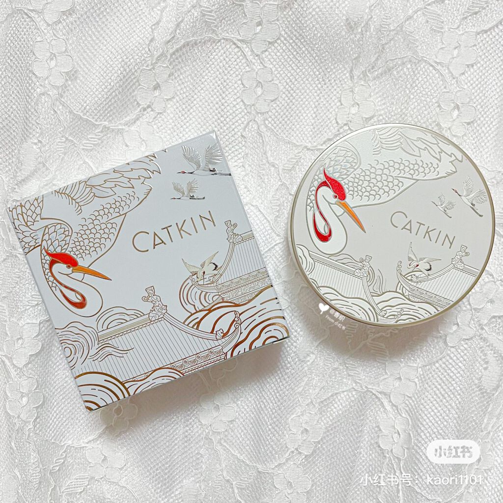 浮生若夢シリーズ フロストルースパウダー/CATKIN/ルースパウダーを使ったクチコミ(4枚目)