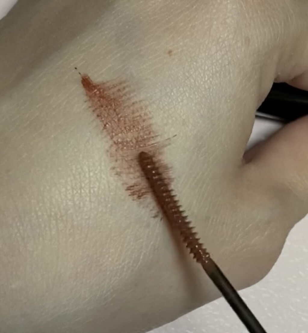 スキニーマスカラ オレンジブラウン/U R GLAM/マスカラを使ったクチコミ（2枚目）
