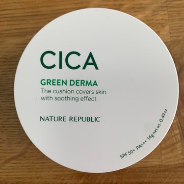 CICA GREEN DERMA The cushion covers skin with soothing effect ネイチャーリパブリック