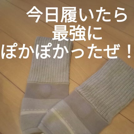 まるでこたつ レディース 足首ウォーマー/靴下サプリ/暖かい靴下を使ったクチコミ(1枚目)