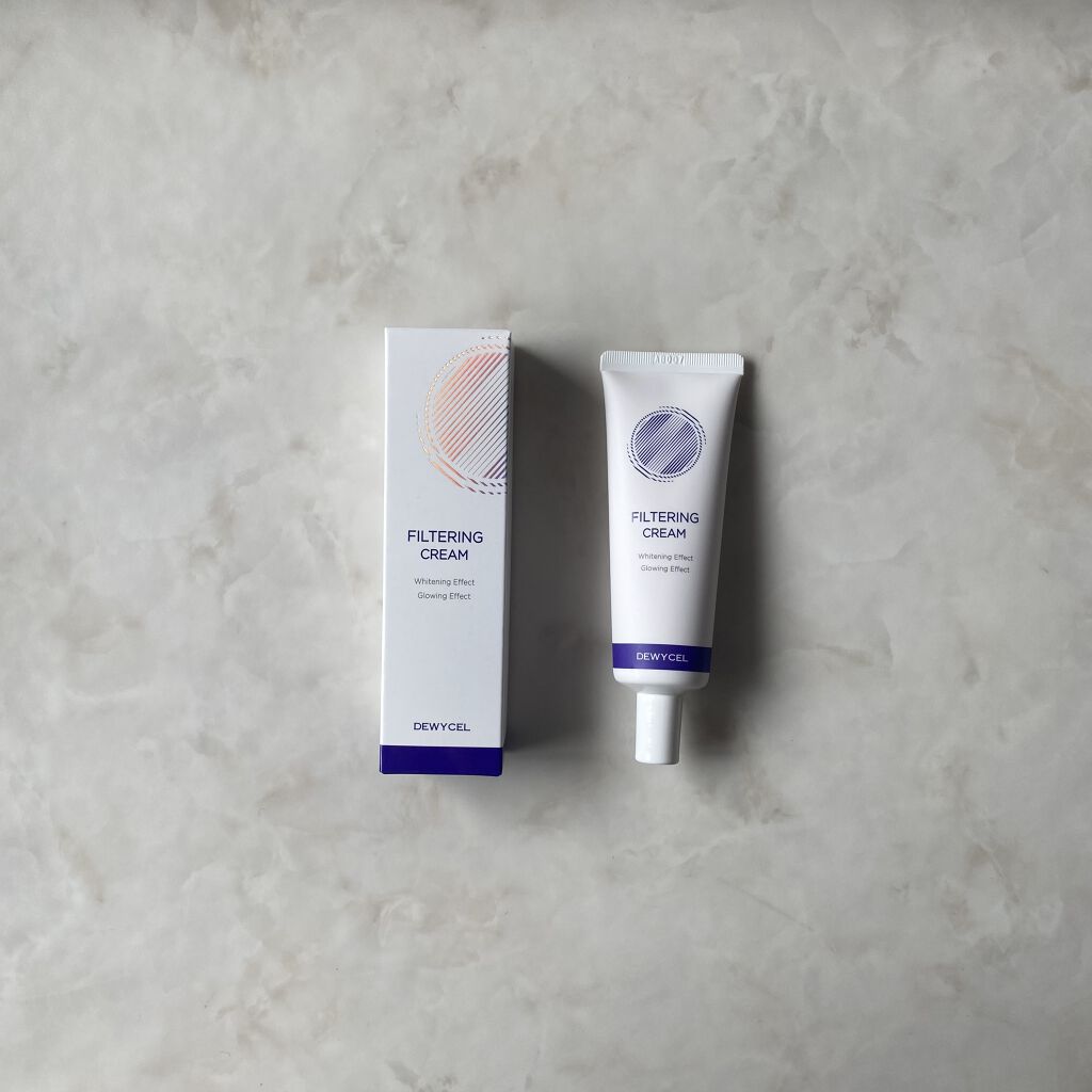フィルタリングクリーム/DEWYCEL/日焼け止めクリームを使ったクチコミ（1枚目）