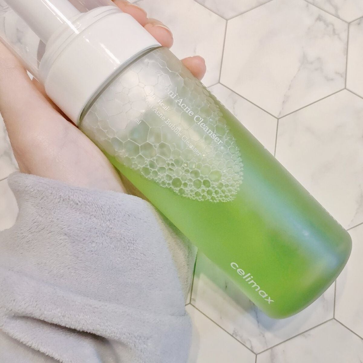 ザリアルノニアクネバブルクレンザー/celimax/泡洗顔を使ったクチコミ(2枚目)