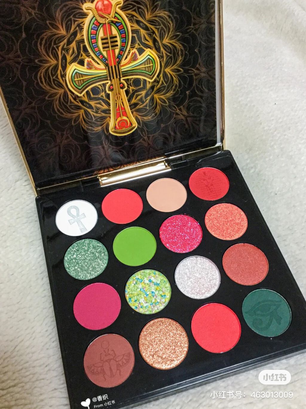 大英博物館 エジプトシリーズ アイシャドウパレット/ZEESEA/アイシャドウパレットを使ったクチコミ(2枚目)