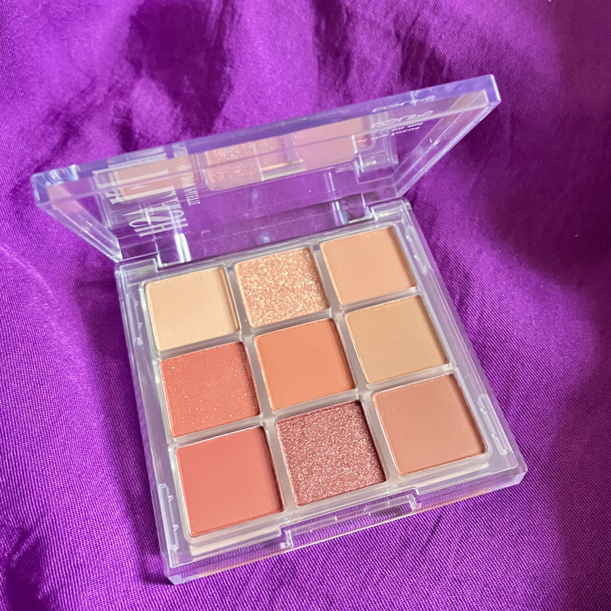フラッシュシャドーパレット 01 Sunset Crush/EGLIPS/アイシャドウパレットを使ったクチコミ（2枚目）
