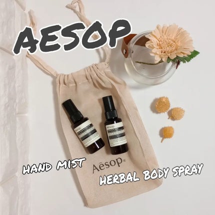 アンドラム エクスペディエントハンドミスト/Aesop/ハンドクリームを使ったクチコミ(1枚目)