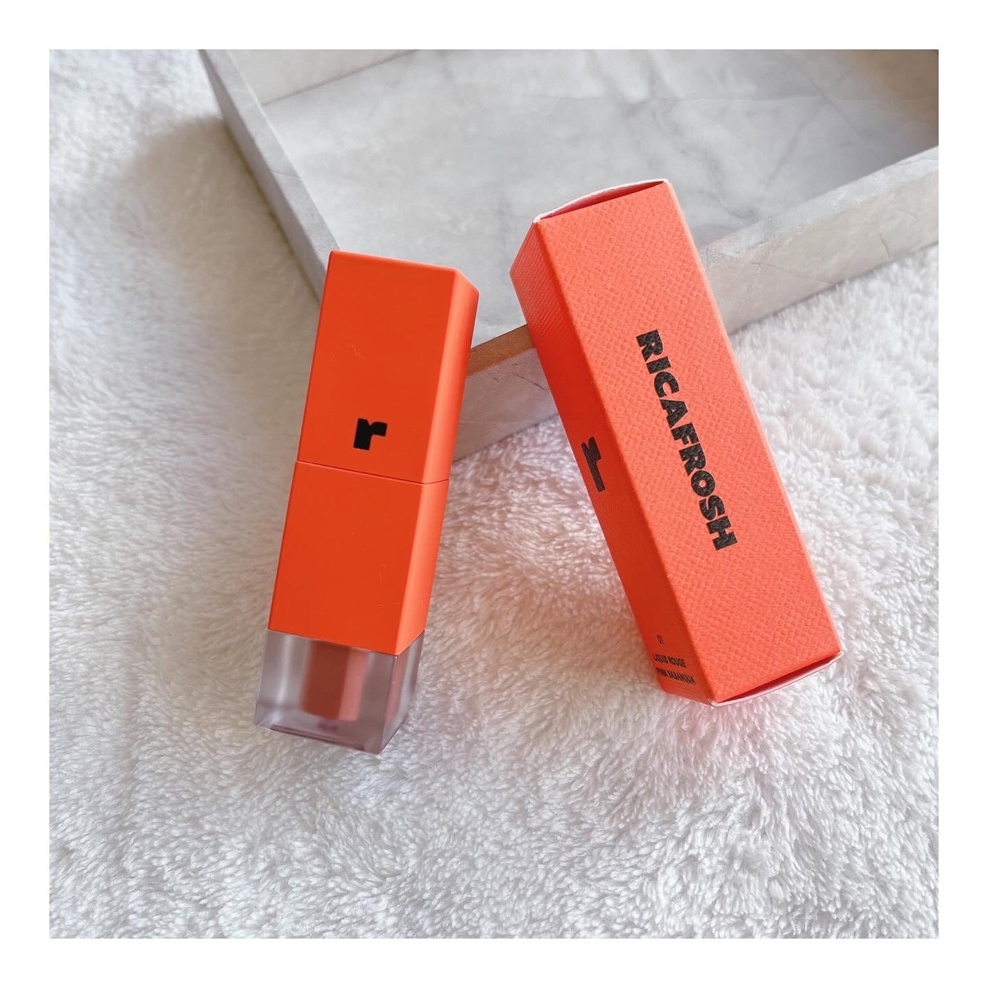 フルーティントブーケ/RICAFROSH/リップティントを使ったクチコミ(8枚目)